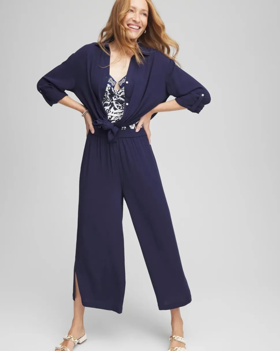 Chico's Beach Swimsuit Cover-Up Set