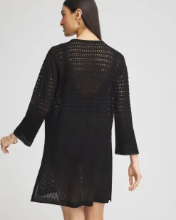 Chico's Tie-Front Beach Swimsuit Cover-Up