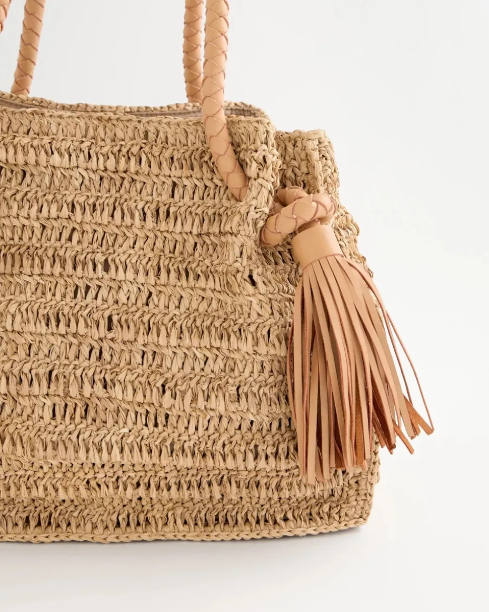 Chico's x Romi Boho 4-Tassel Tote