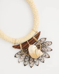 Chico's x Romi Marina Pendant Bib Necklace