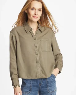 Classic Collared Denim Shirt