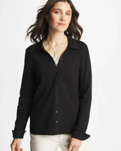 Collared Rib Mix Henley