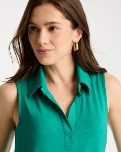 Collared Tunic Tank