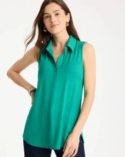 Collared Tunic Tank