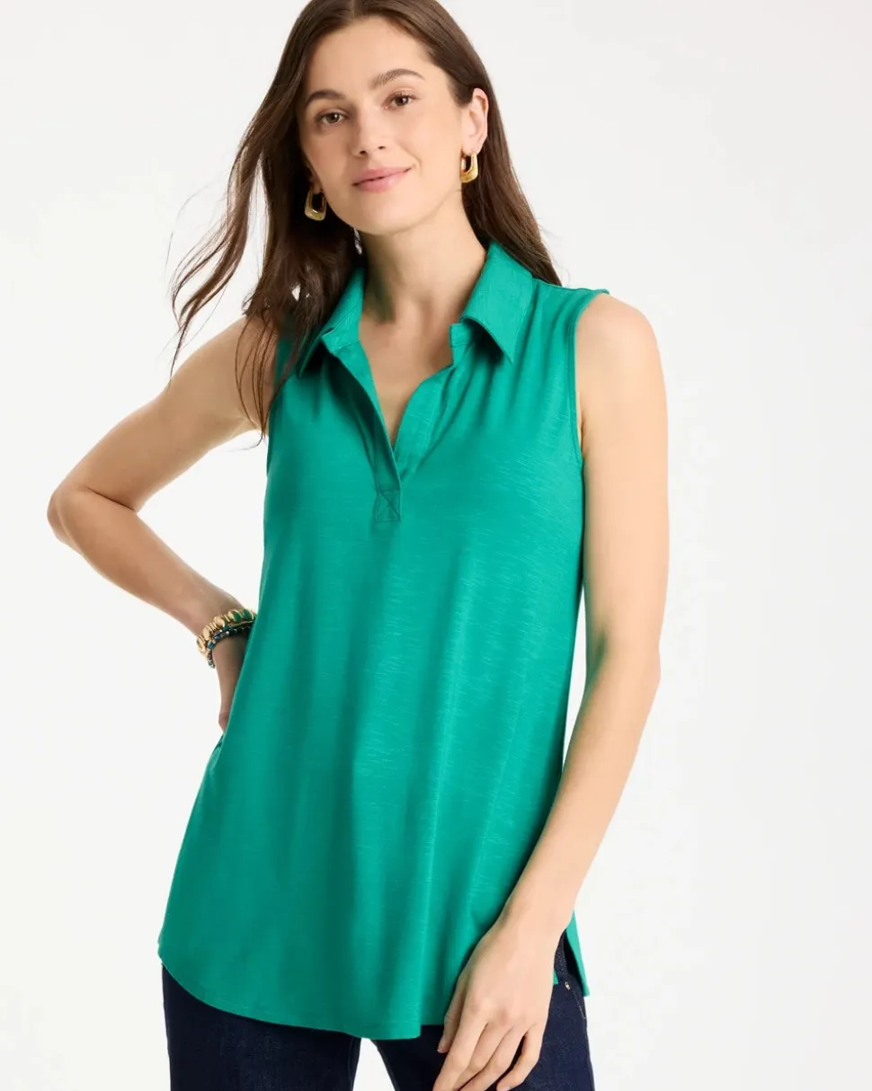 Collared Tunic Tank