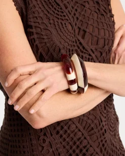 Colorblock Resin Bangles
