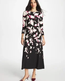 Column Knit Maxi Dress