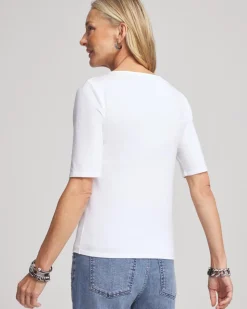 Contour Cotton™ Square Neck Tee
