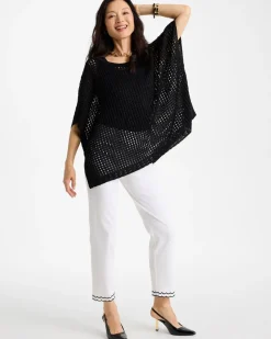Contrast Scallop Brigitte™ Slim Crop Pant