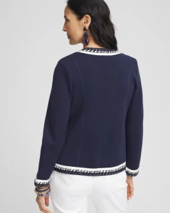 Contrast-Trim Lady Jacket
