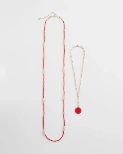 Convertible Beaded Pendant Necklace