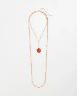 Convertible Beaded Pendant Necklace