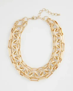 Convertible Three-Strand Chain Necklace