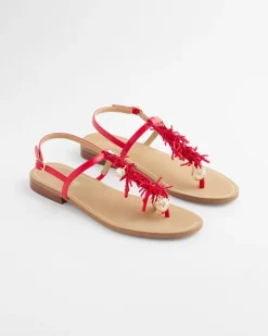 Coral Beach T-Strap Sandals