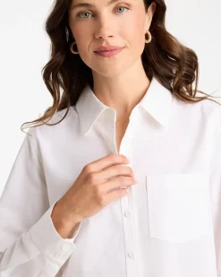 Cotton-Blend Oxford Shirt