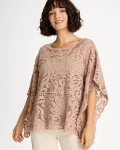 Cotton Crochet Lace Poncho