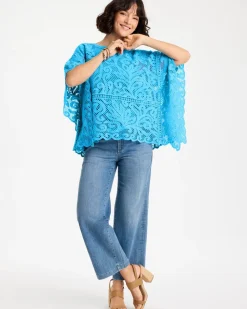 Cotton Crochet Lace Poncho