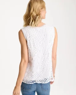 Cotton Crochet Sleeveless Tank