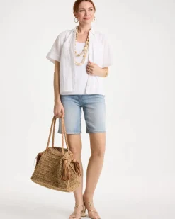 Cotton Gauze Camp Shirt