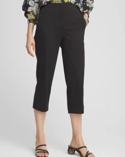 Cotton Sateen Capris