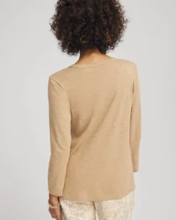 Cotton Slub Henley Tee