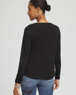 Cowlneck Long-Sleeved Tee