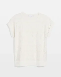 Crocheted Cotton-Blend Shirt