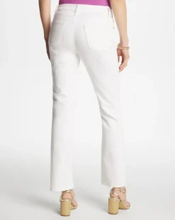 Cropped Girlfriend Kick Flare Jeans