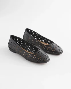 Cutout Ballet Flats