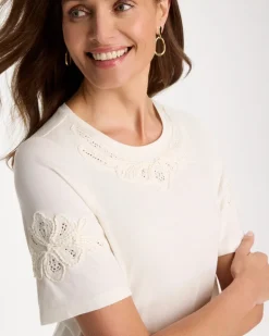 3D Cutwork Knit Tee