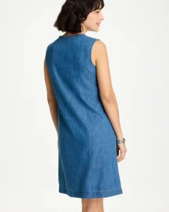 Denim Braided Dress