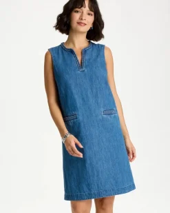 Denim Braided Dress