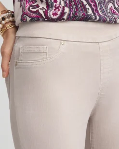 Denim Pull-On Ankle Jeggings