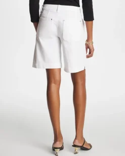 Denim Trouser Shorts