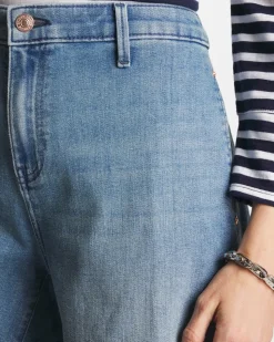 Denim Trouser Shorts
