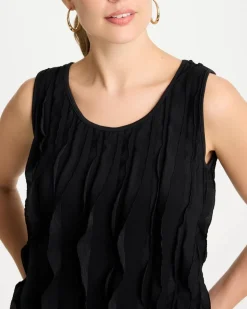 3-D Ruffled Tank