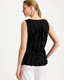 3-D Ruffled Tank