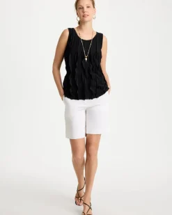 3-D Ruffled Tank