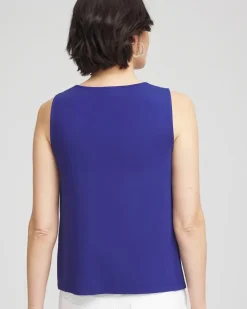3D Ruffle Front Tank