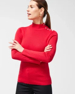 ECOVERO Mock Neck Sweater