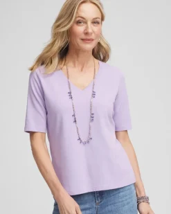 Elbow-Sleeve Perfect Tee