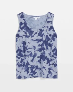 Ella Floral Scoopneck Tank