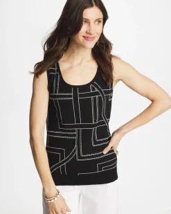 Ella Graphic Scoopneck Tank