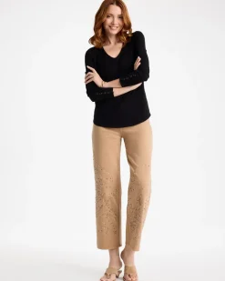 Ella V-Neck Pullover Sweater