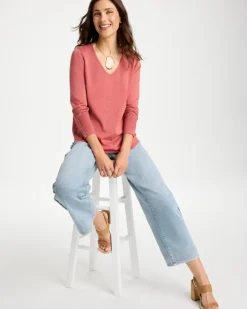 Ella V-Neck Pullover Sweater