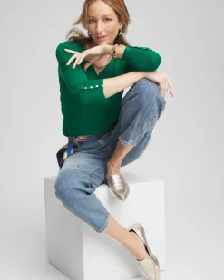 Ella V-Neck Pullover Sweater