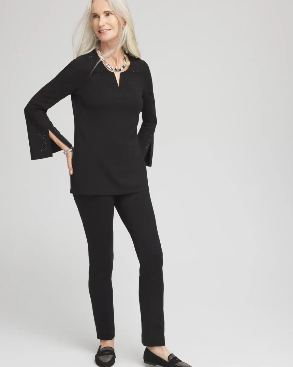 Embellished Ponte Tunic