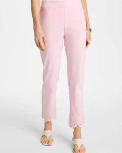 Embroidered Brigitte™ Slim Crop Pant