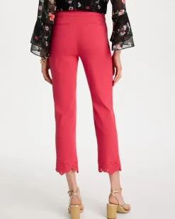 Embroidered Brigitte™ Slim Crop Pant