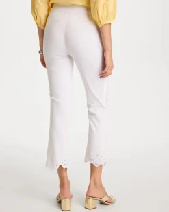 Embroidered Brigitte™ Slim Crop Pant